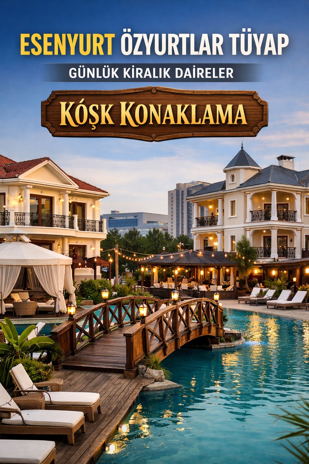 Esenyurt Özyurtlar Tuyap Günlük Kiralık Daireler